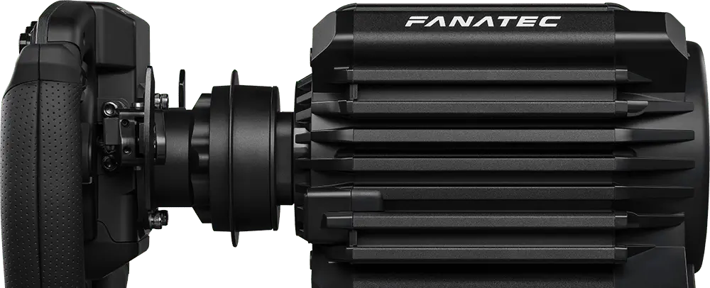 side view of bundle Fanatec ClubSport F1 18 Nm